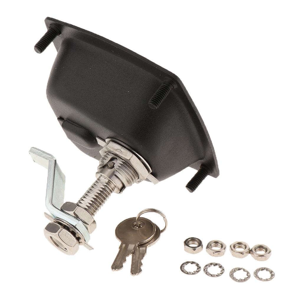 Stainless Cabine Lock Tool Box with 2 Keys Gasket Truck Trailer