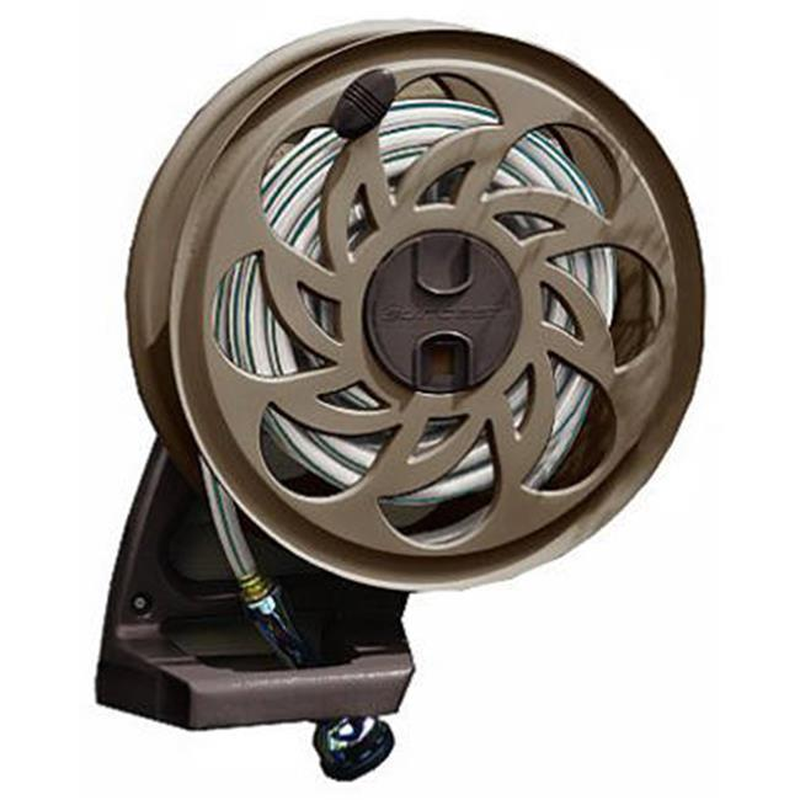 Suncast CPLSTA125B 125' Wall-Mounted Side Tracker Garden Hose Reel for 5/8" Hose