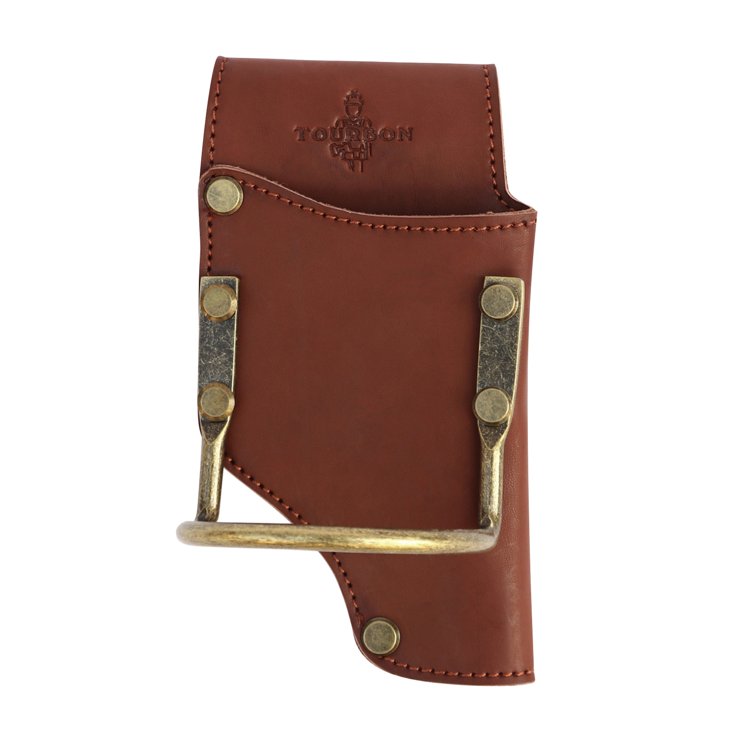 TOURBON Leather 2-In-1 Pliers & Hammer Holder Tool Belt Pouch Wrench Carry Holster