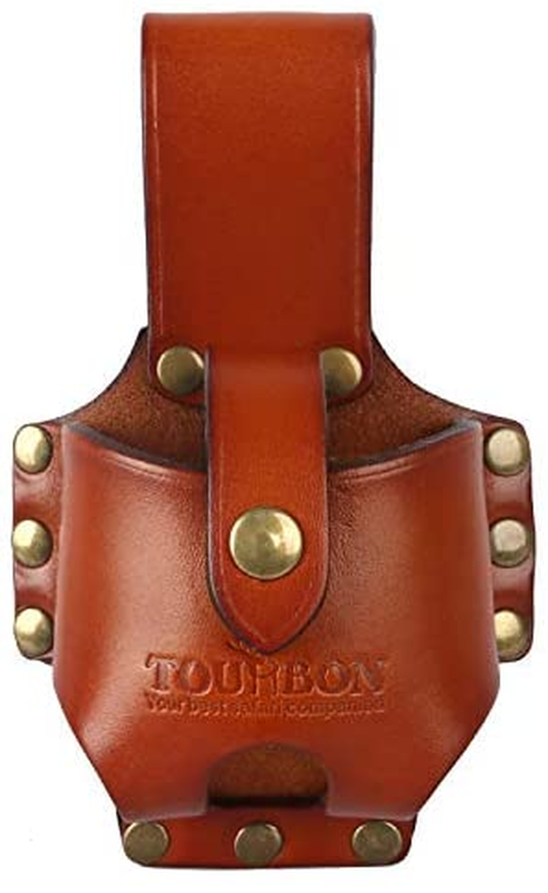 TOURBON Leather Tape Measure Pouch Belt Tool Carrier Holder Hardware > Hardware Accessories > Tool Storage & Organization > Tool & Equipment Belts TOURBON S