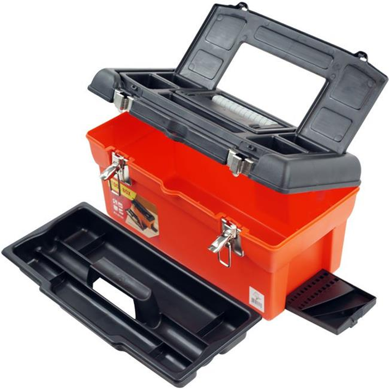 16.5" Utility Tool Box - 7 Compartments &Amp; Tray by Stalwart