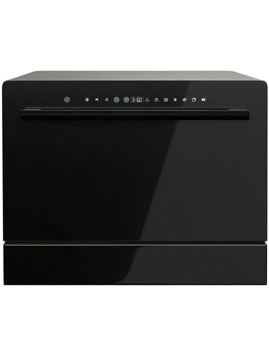 6 Place Setting Built-In Or Countertop Dishwasher Machine With 5 Programs