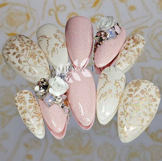 "The Rose" Press on Nails (CDN)