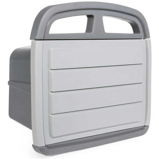 Wall Mounted Garden Hose Storage 150-Foot-Capacity Outdoor Hanging Organizer Cabinet