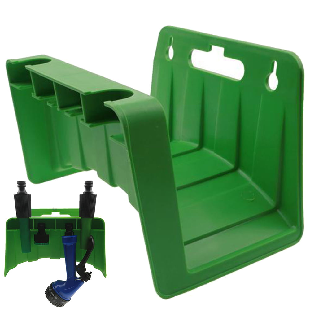 SPRING PARK Garden Hose Pipe Hanger Wall Mounted Cable Tidy Storage Shed Hose Reel Holder