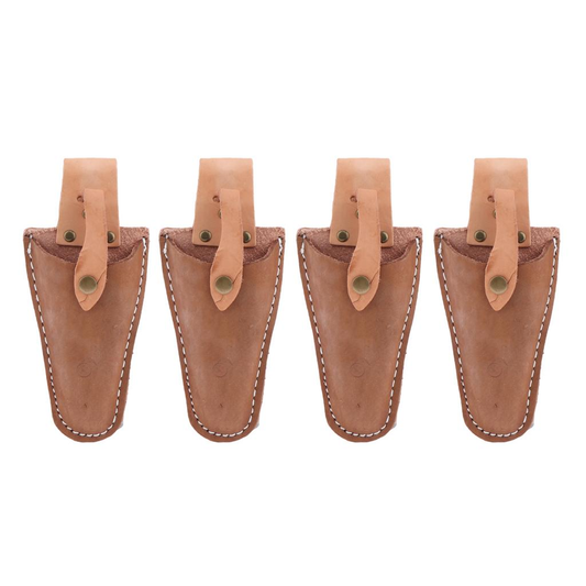Set of 4 Gardens Shear Electrician Carpenter Tool Waist Belt Leather Pouch