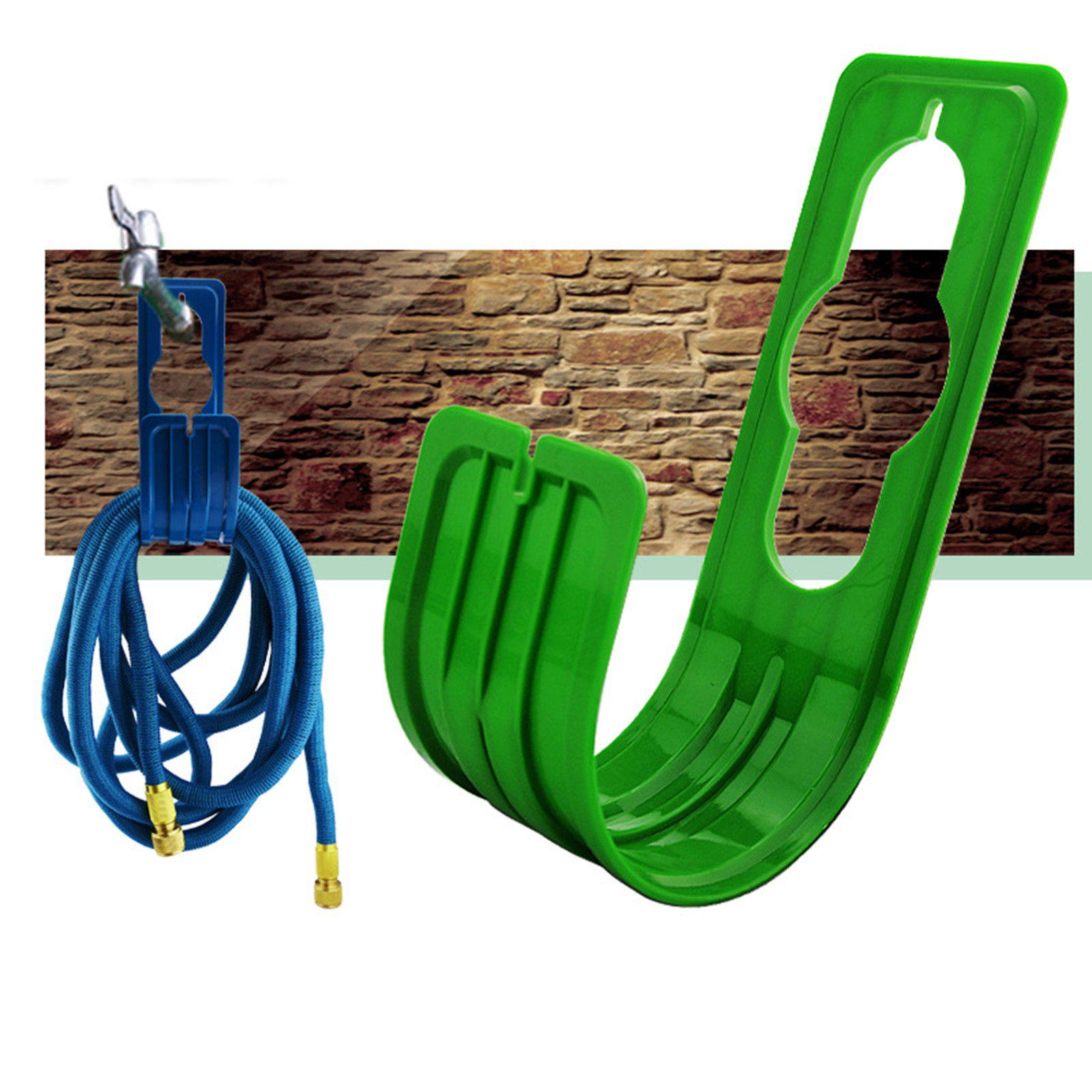 TANGNADE 1Pc Garden Pipe Hose Watering Hook Hose Hanger Storage Rack Reel Hook Hardware > Hardware Accessories > Tool Storage & Organization > Garden Hose Storage TANGNADE Green