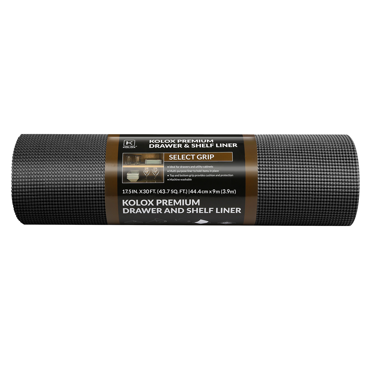 Tool Box Liner and Drawer Liner, Non-Slip Shelf Liner Is Perfect -Adjustable Grip Liners for Drawers, Shelves, Cabinets, Storage, Kitchen and Desks, Fit Any Space (17.5Inch X 10Ft)- Beige Hardware > Hardware Accessories > Tool Storage & Organization > Tool Organizer Liners & Inserts CoastaCloud Black