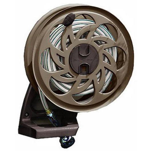 Suncast CPLSTA125B 125' Wall-Mounted Side Tracker Garden Hose Reel for 5/8" Hose
