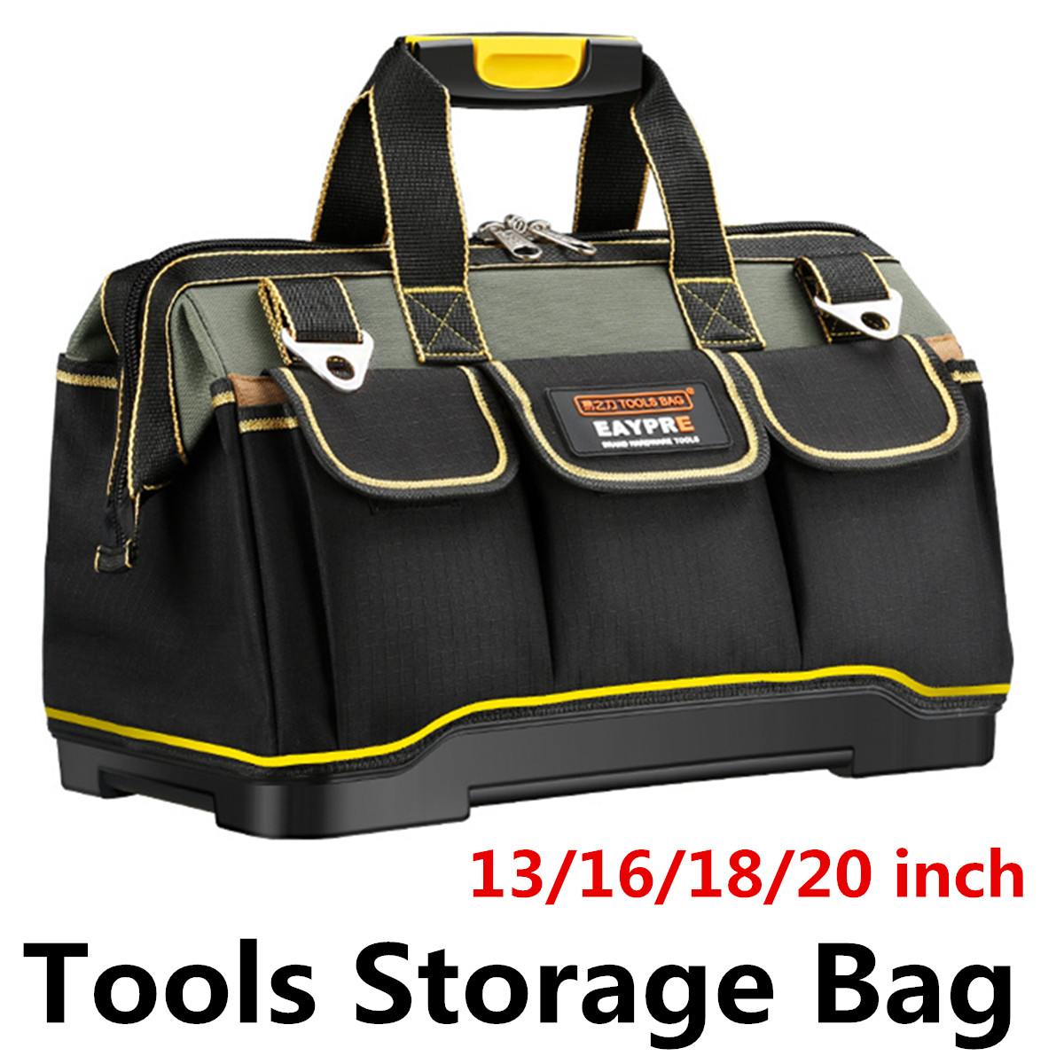18/20-Inch Tool Bag Wide Mouth Open Storage Case, Fashionable Design, 1680D Oxford Cloth Material, with Adjustable Shoulder Strap Hardware > Hardware Accessories > Tool Storage & Organization > Tool Bags LIKE DESIGN 18"
