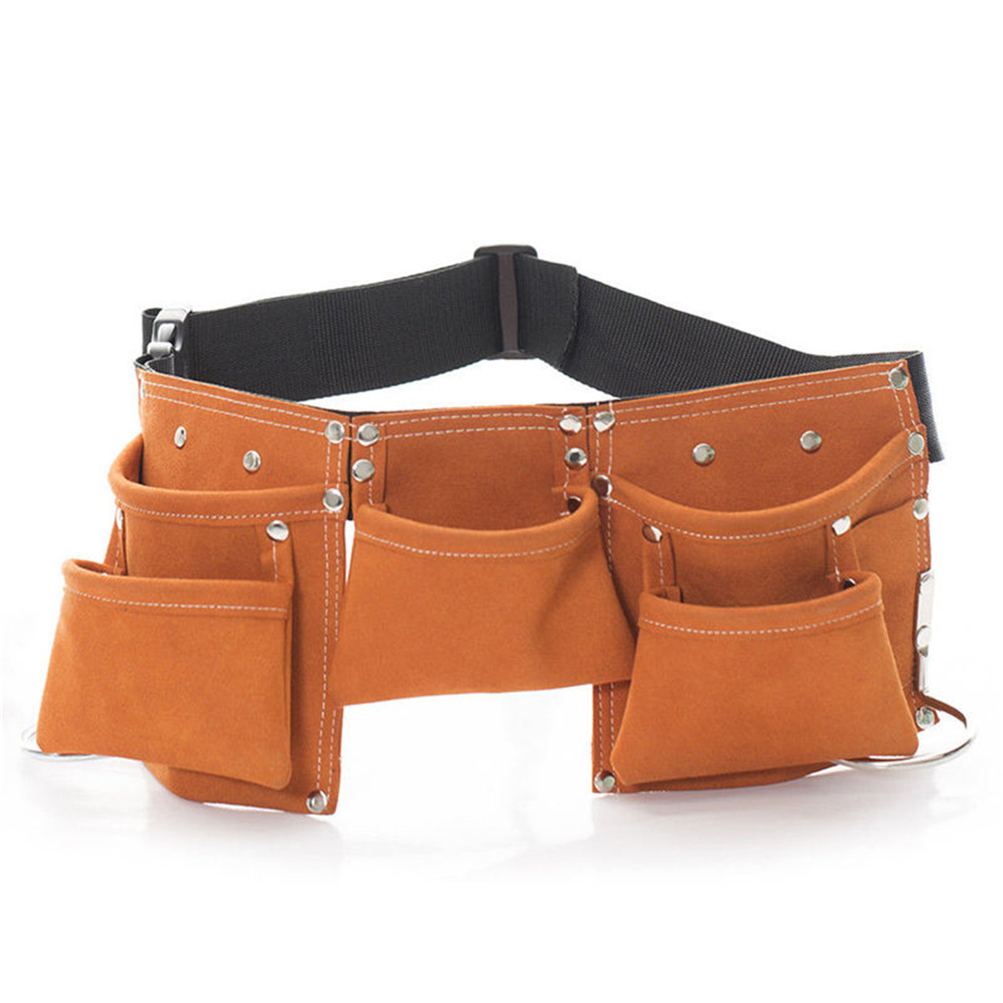 VALINK Kids Tool Belt for Children Woodworking Adjustable Waist Bag with 5 Pocket Carpentry Carpenter Tool