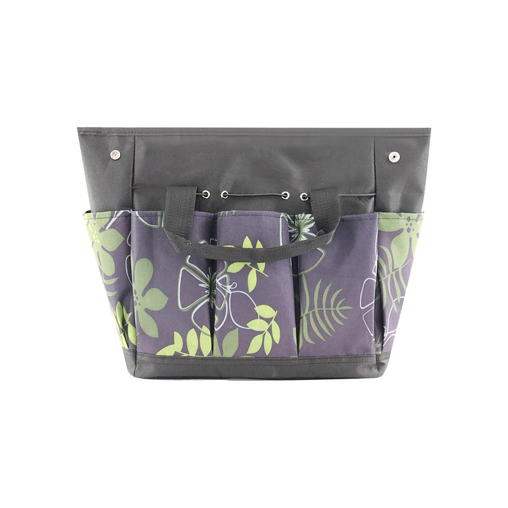 Younar Gardening Tote Bag Garden Tool Bag Organizer with 8 Pockets for Tools Storage Wear-Resistant Tools Organizer for Gardening Tools NOT Included Popular Hardware > Hardware Accessories > Tool Storage & Organization > Tool Bags LIKE DESIGN C/little green leaf