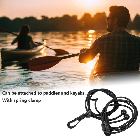 ACOUTO Practical Paddle Leash Paddle Belt Kayaking Equipment Kayaking Tools Kayaking Supplies Kayaking Accessories Hardware > Hardware Accessories > Tool Storage & Organization > Tool & Equipment Belts Acouto Black