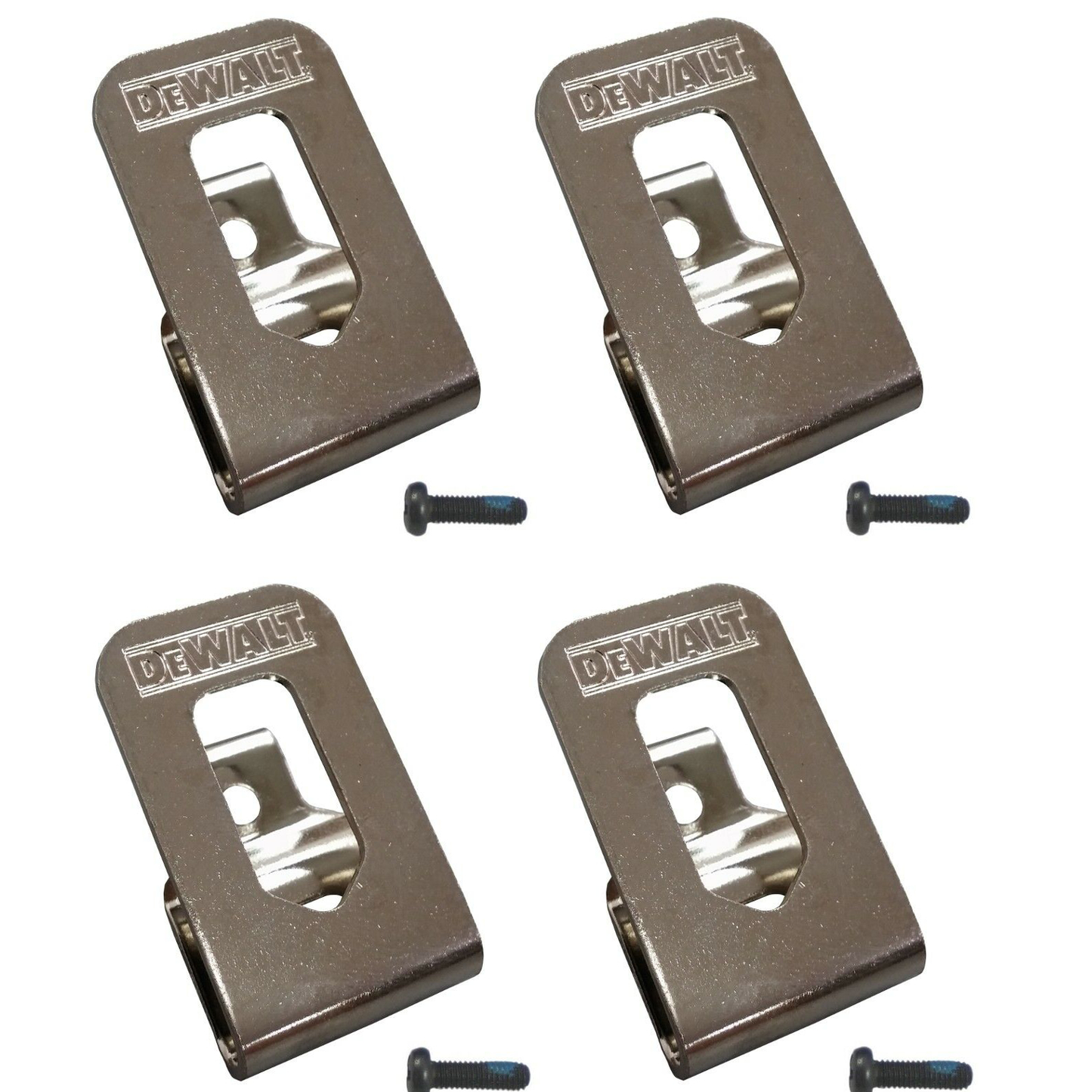 4 Pack Genuine Dewalt Belt Clip Hook 20V Drill Driver N268241 N169778