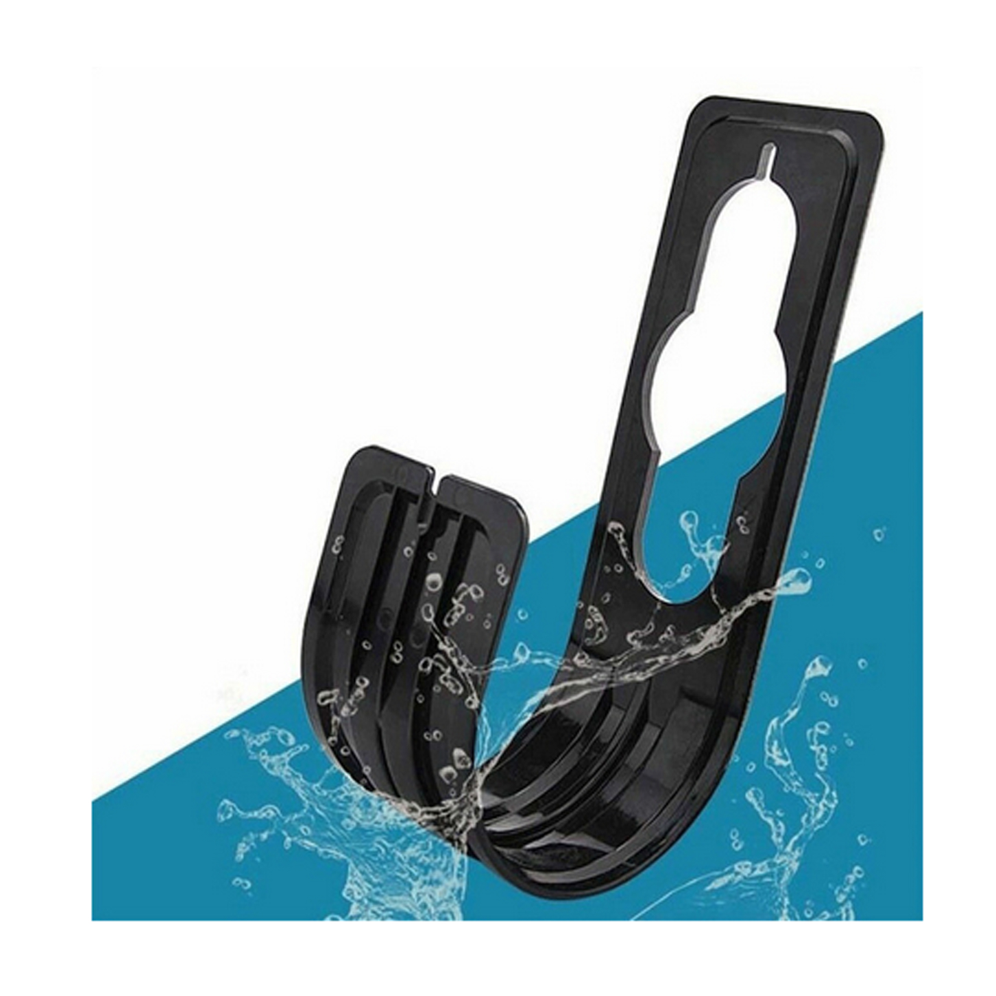 Travel Hook Wall Mounted Garden Hose Pipe Reel Holder Hook Watering Rack Hanger Hose Pipe Watering Storage Hook Rack Reel Hardware > Hardware Accessories > Tool Storage & Organization > Garden Hose Storage Licupiee One Size Black