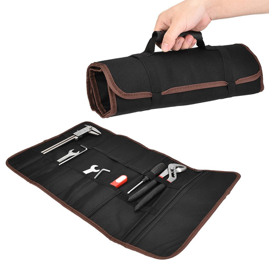 Tebru S8 Multifunction Pouch Holder Roll-Up Storage Bag for Handle Repairing Tool, Roll-Up Storage Bag, Tool Storage Bag