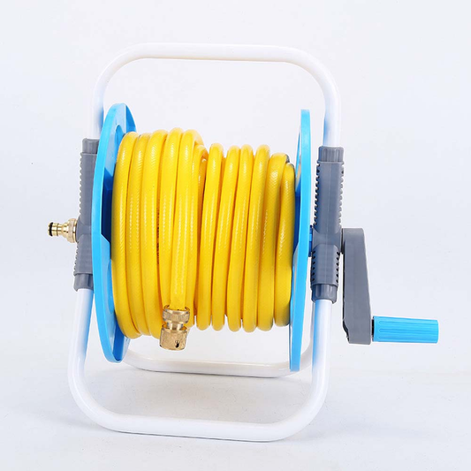 TOTMOX 45M Hose Pipe Reel Holder Garden Cart Portable Garden Watering Hose Reel Lawn Waterpipe Cart Storage Holder