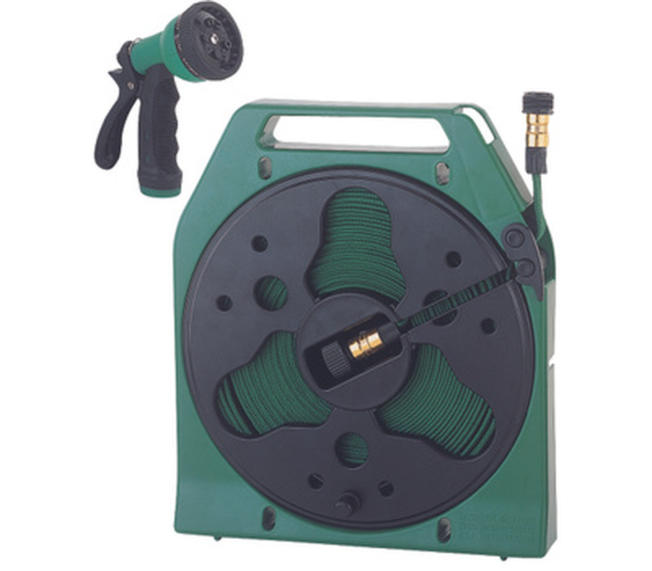 1Unitfdda-7265 Landscapers Select YP1121 Flat Easy Store 50 Foot Garden Hose with Nozzle