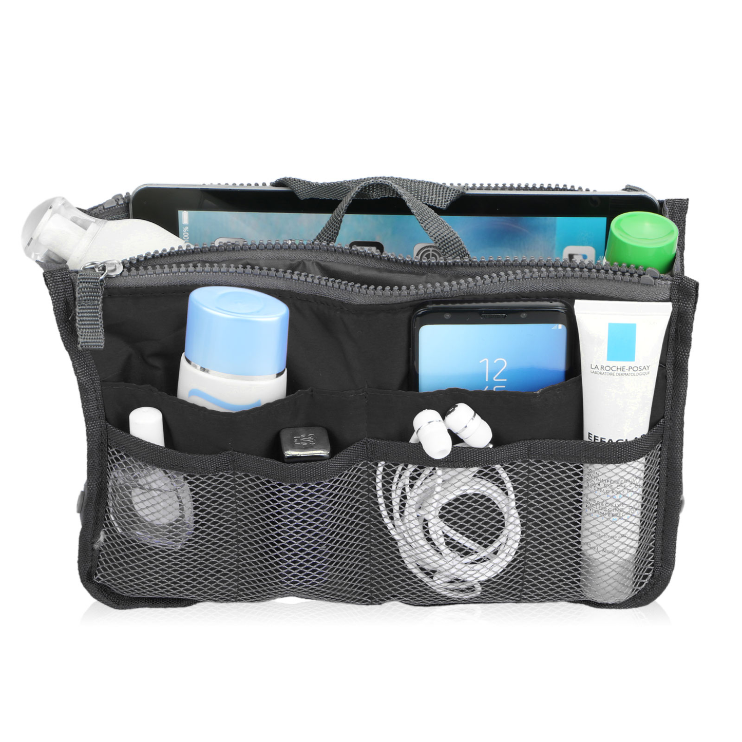 Travel Insert Handbag, Handbag Organizer Multi-Pocket Travel Cosmetic Makeup Purse Insert Liner Pouch Organizer Bag in Bag