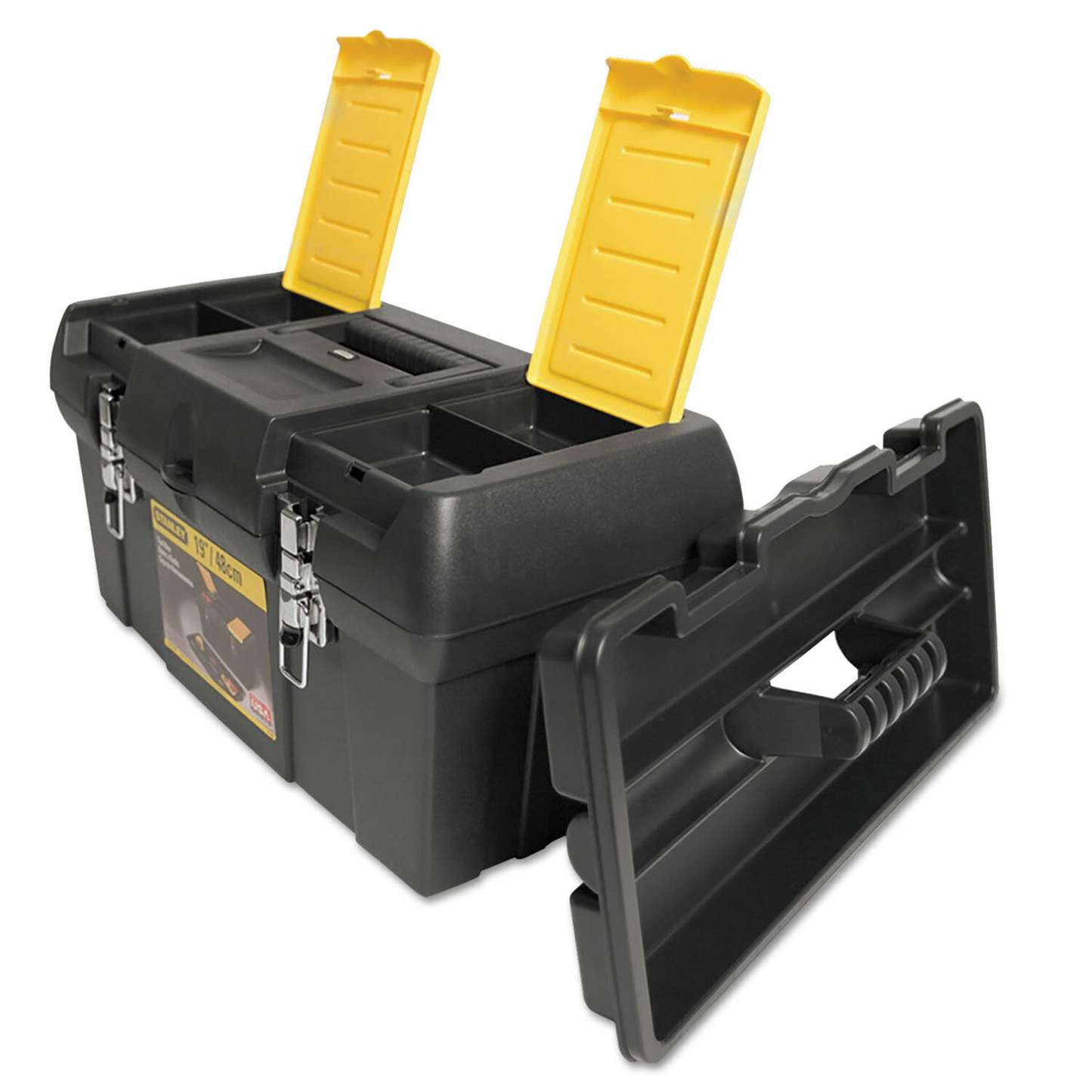 Stanley Series 2000 Toolbox W/Tray Two Lid Compartments 019151M