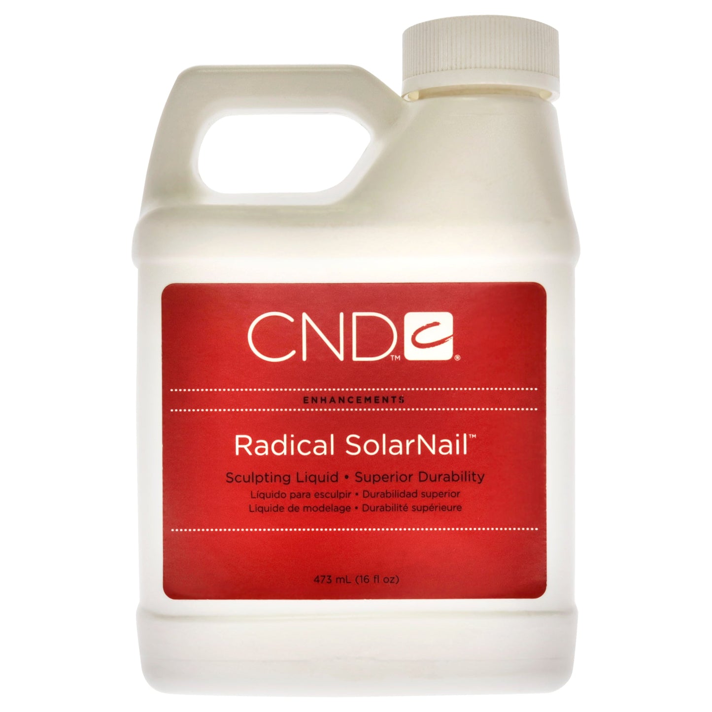Radical SolarNail Sculpting Liquid by CND for Unisex - 16 oz Nail Care