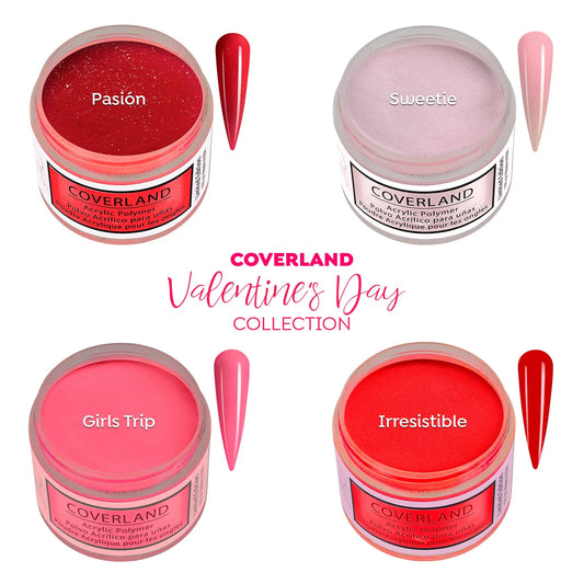 "Valentine's Day Collection"  Coverland Acrylic Collection (4 x 1.5 oz)